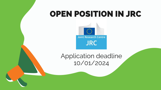 Open position in JRC, Italy