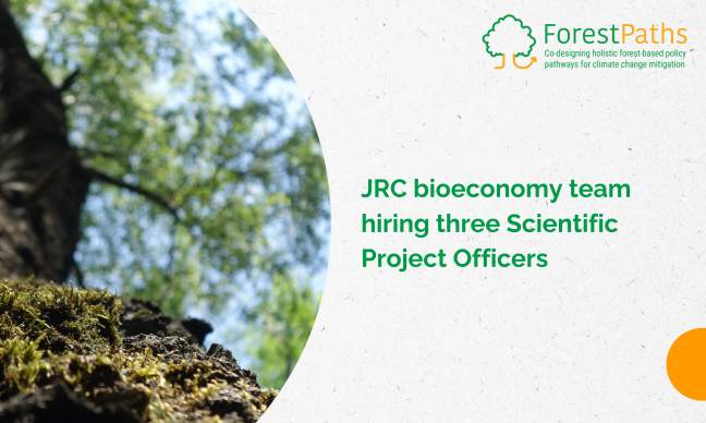 JRC bioeconomy team hiring three Scientific Project Officers