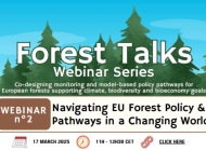 The second Forest Talks webinar places forest policy pathways front and centre